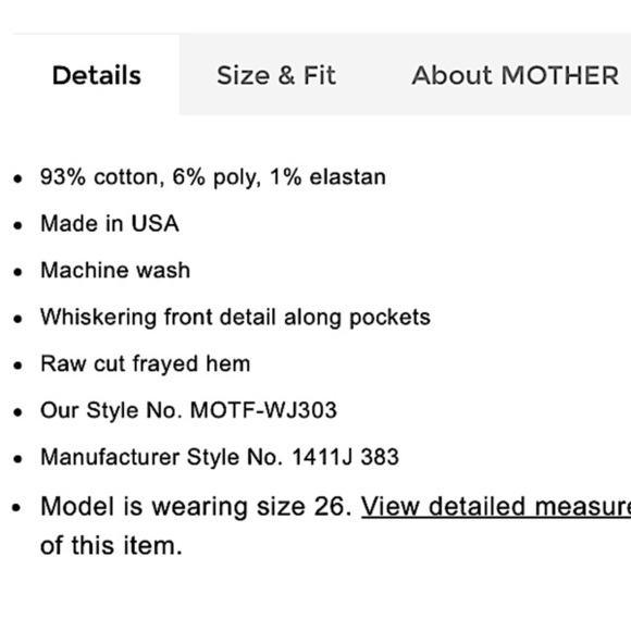 MOTHER Looker Size 27 Jeans High Waist Ankle Fray - Picture 14 of 16